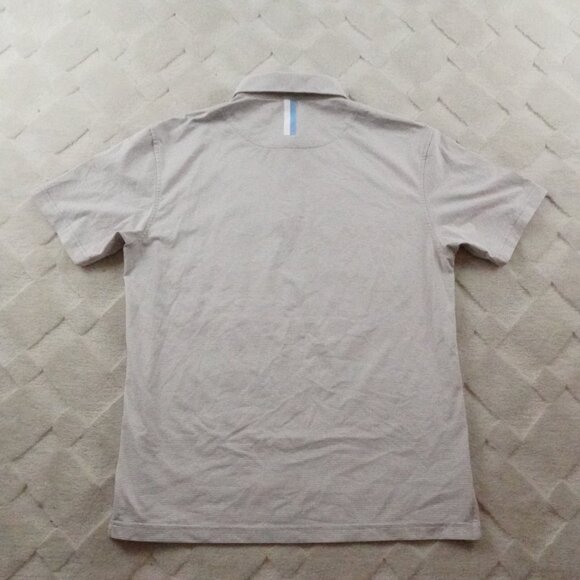 Rhoback Polo Shirt Mens Small Striped Performance Golf Casual - Picture 9 of 10